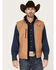 Image #1 - Cowboy Hardware Men's Tech Woodsman Solid Vest, Grey, hi-res