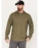 Image #1 - Hawx Men's UPF Long Sleeve Hooded Work Shirt, Green, hi-res