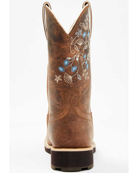 Image #3 - Shyanne Women's Hollie Western Performance Boots - Broad Square Toe, Brown, hi-res
