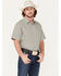 Image #2 - Gibson Men's Cedar Small Plaid Button-Down Western Shirt, Cream, hi-res