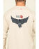 Image #5 - Ariat Men's FR Air Henley Soar Graphic Long Sleeve Work T-Shirt, Yellow, hi-res