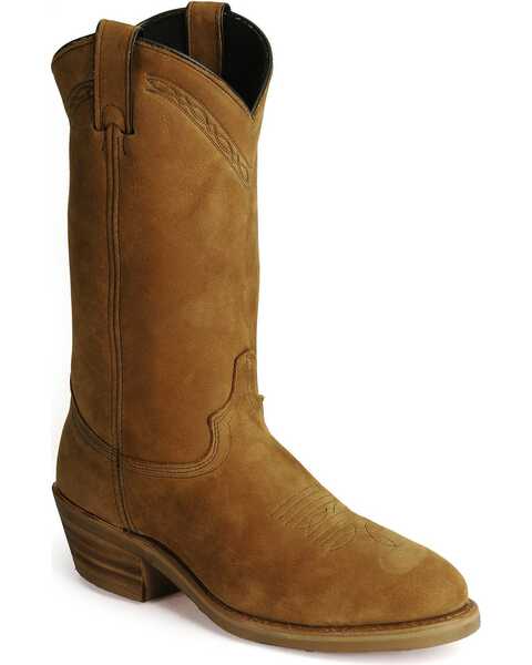 Abilene Men's Cowboy Work Boots - Steel Toe, Dirty Brn, hi-res