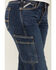 Image #2 - Ariat Women's Rebar Pilar Medium Wash Flex Riveter Bootcut Work Jeans, Blue, hi-res