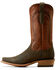 Image #2 - Ariat Men's Futurity Time Roughout Western Boots - Square Toe, Dark Green, hi-res