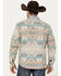 Image #4 - Wrangler Retro Men's Premium Southwestern Print Long Sleeve Snap Western Shirt, Cream, hi-res