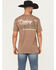 Image #1 - Hooey Men's Hills Short Sleeve Graphic T-Shirt, Brown, hi-res
