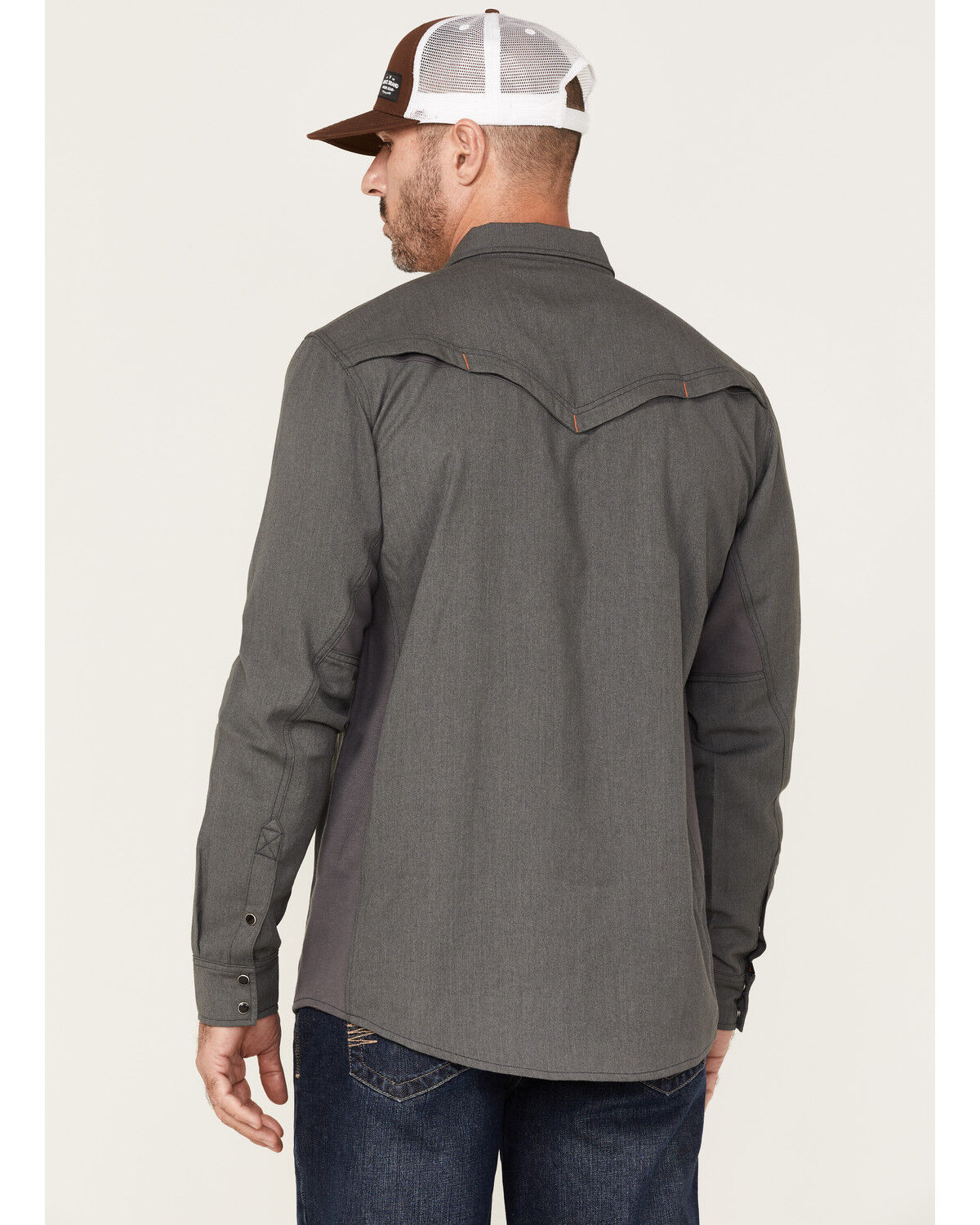 Image #4 - Cody James Men's FR Vented Long Sleeve Button-Down Work Shirt , , hi-res