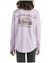 Image #1 - Carhartt Little Girls' Desert Logo Long Sleeve Graphic Shirt, Purple, hi-res