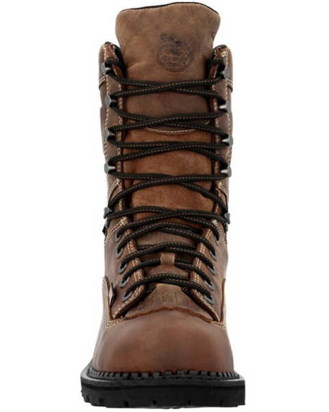Image #4 - Georgia Boot Men's Logger 9" Waterproof Work Boots - Composite Toe, Distressed Brown, hi-res