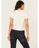 Image #5 - Idyllwind Women's Rhinestone Rose Short Sleeve Cropped Graphic Tee, Ivory, hi-res