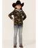 Image #2 - Ampersand Avenue Girls' Multi Camo Print 1/4 Zip Pullover, Multi, hi-res