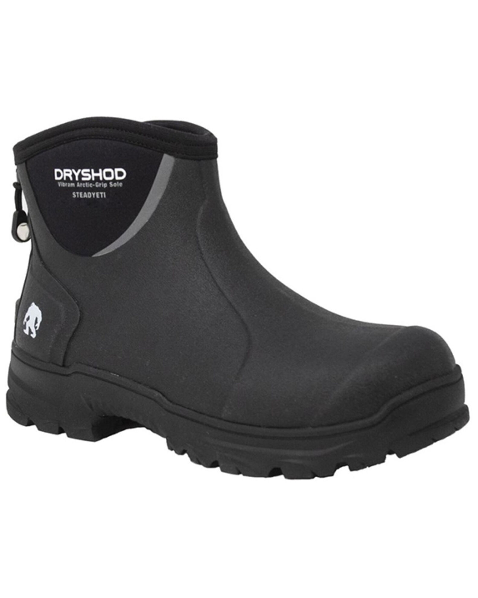 Dryshod Men s Steadyeti Vibram Arctic Grip Waterproof Ankle Boots Round Toe Sheplers