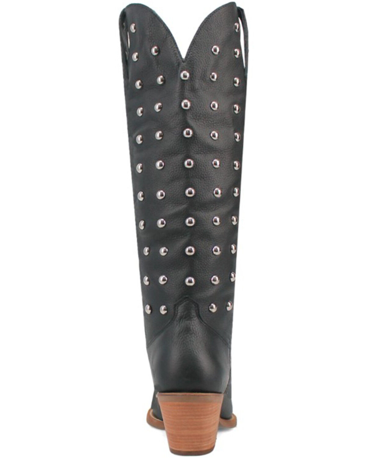 Image #5 - Dingo Women's Broadway Bunny Studded Tall Western Boots - Snip Toe, Black, hi-res