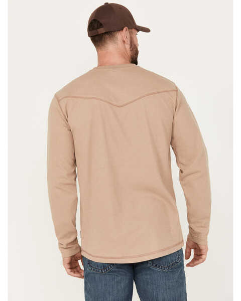 Image #4 - Cody James Men's FR Thermal Long Sleeve Work Shirt, Beige/khaki, hi-res