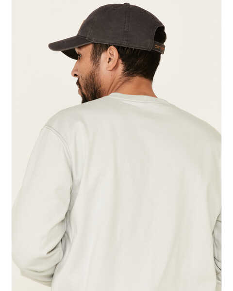 Image #5 - Carhartt Men's FR Long Sleeve Pocket Work Shirt, Grey, hi-res