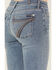 Image #2 - 7 For All Mankind Women's Dojo Tailorless Light Wash Mid Rise Flared Stretch Denim Jeans, Light Wash, hi-res