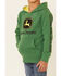 Image #3 - John Deere Boys' (4-7) Green Trademark Logo Sleeve Graphic Hooded Sweatshirt, Green, hi-res
