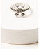 Shyanne Women's 3-piece Silver Double Arrow & Stone Ring Set, Silver, hi-res