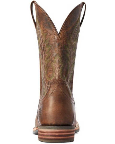 Ariat Men's Ridin' High Western Performance Boots - Broad Square Toe, Brown, hi-res