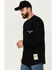 Image #4 - Cody James Men's FR Graphic Long Sleeve Graphic Work T-Shirt, Black, hi-res