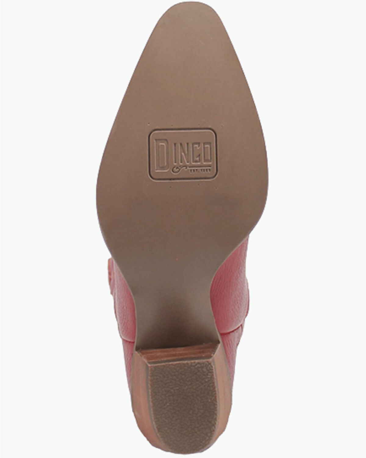 Image #7 - Dingo Women's High Cotton Tall Western Boots - Round Toe, Red, hi-res