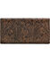 American West Women's Distressed Charcoal Brown Annie's Secret Tri-Fold Wallet , Brown, hi-res