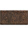American West Women's Distressed Charcoal Brown Annie's Secret Tri-Fold Wallet , Brown, hi-res
