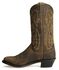 Old West Apache Leather Cowgirl Boots - Medium Toe, Apache Tan, hi-res