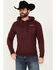 Image #1 - Pendleton Men's Boot Barn Exclusive Trapper Peak Bison Logo Hooded Sweatshirt, Maroon, hi-res