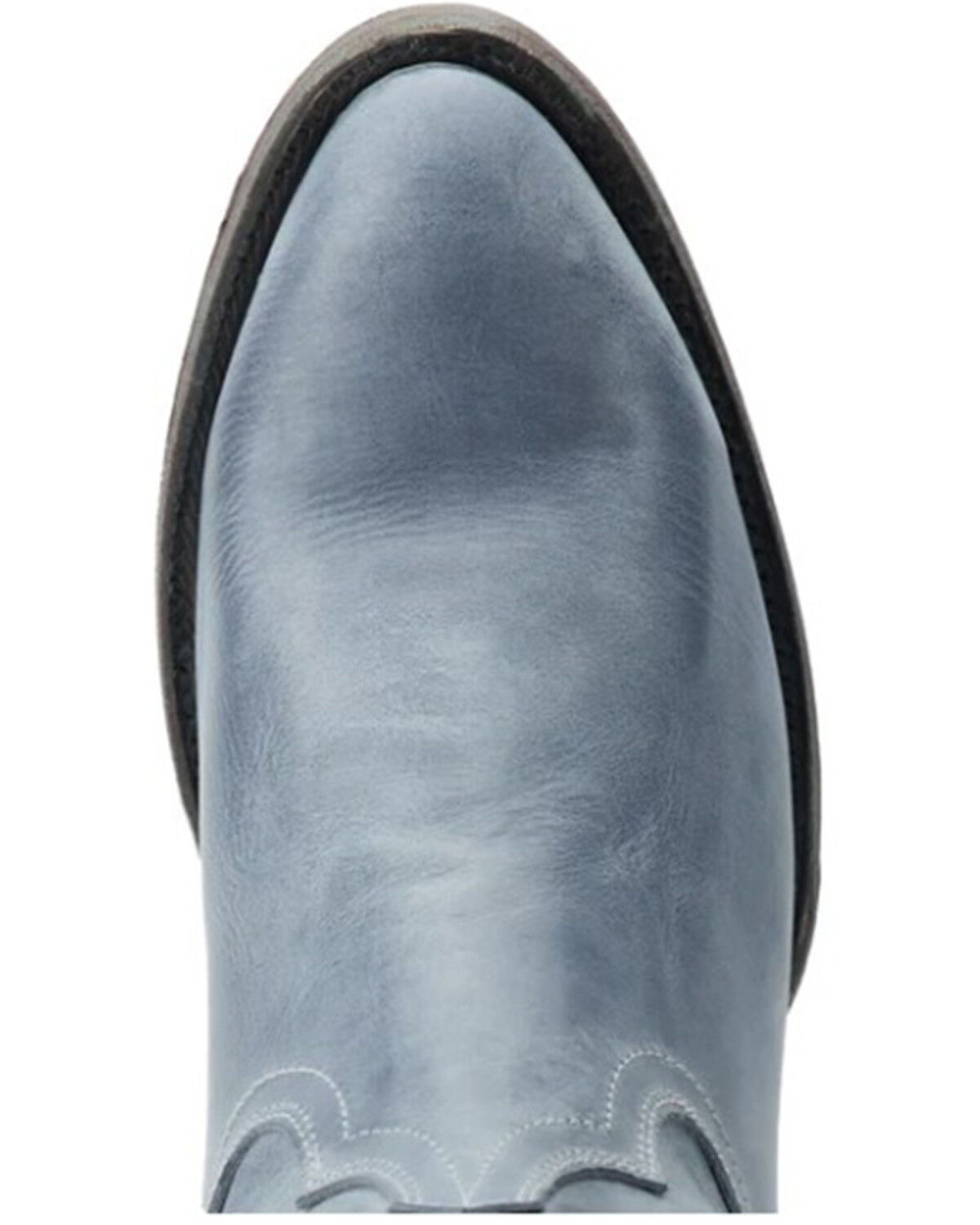 Image #6 - Lane Women's Plain Jane Western Booties - Round Toe, Blue, hi-res