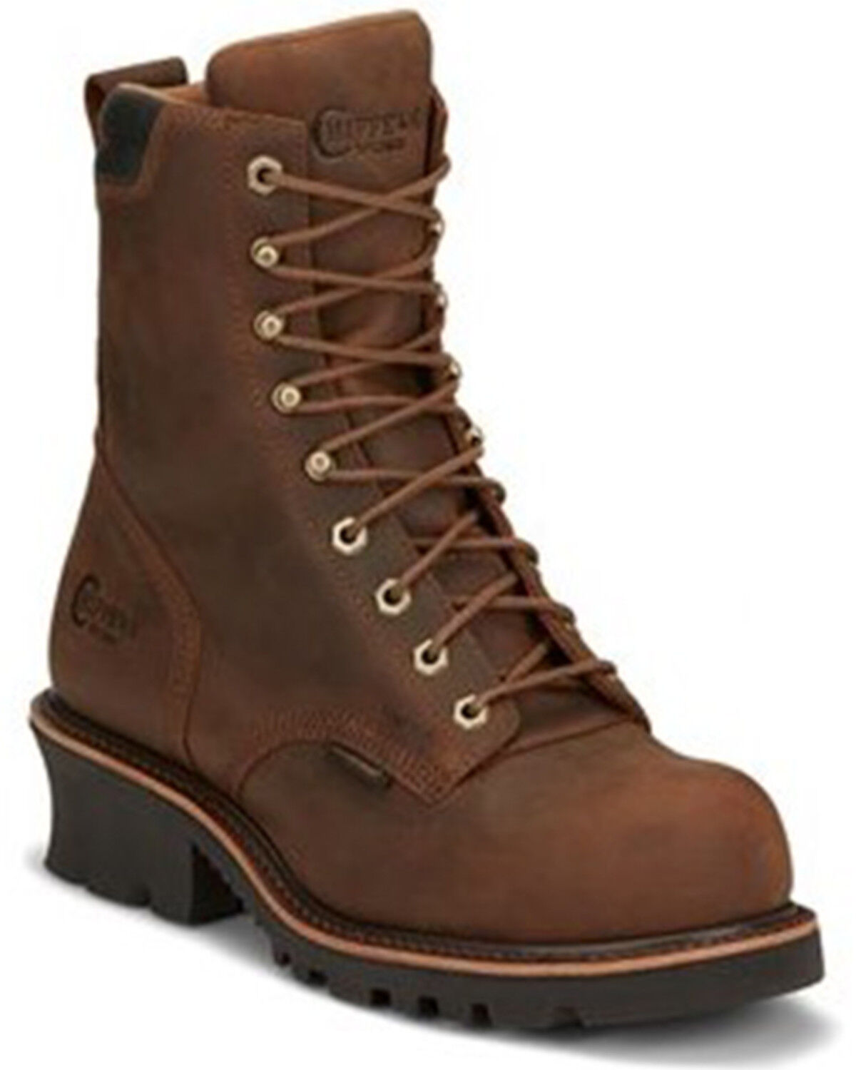 Image #1 - Chippewa Men's Valdor Heavy Duty Waterproof Logger Boots - Composite Toe, Brown, hi-res