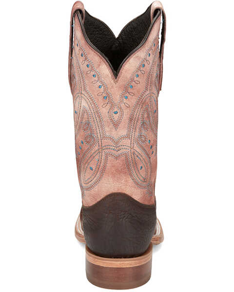 Image #5 - Tony Lama Women's Gabriella Western Boots - Square Toe , Brown, hi-res