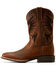 Image #2 - Ariat Men's Cowpuncher VentTEK Performance Western Boots - Broad Square Toe , Brown, hi-res