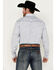 Image #4 - Cowboy Hardware Men's Tonal Paisley Print Long Sleeve Pearl Snap Western Shirt, White, hi-res