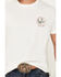 Image #4 - Wrangler Men's Boot Barn Exclusive Bucking Horse and Logo Short Sleeve Graphic T-Shirt, Cream, hi-res