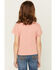Image #4 - Shyanne Girls' Boots Short Sleeve Graphic Tee, Rose, hi-res