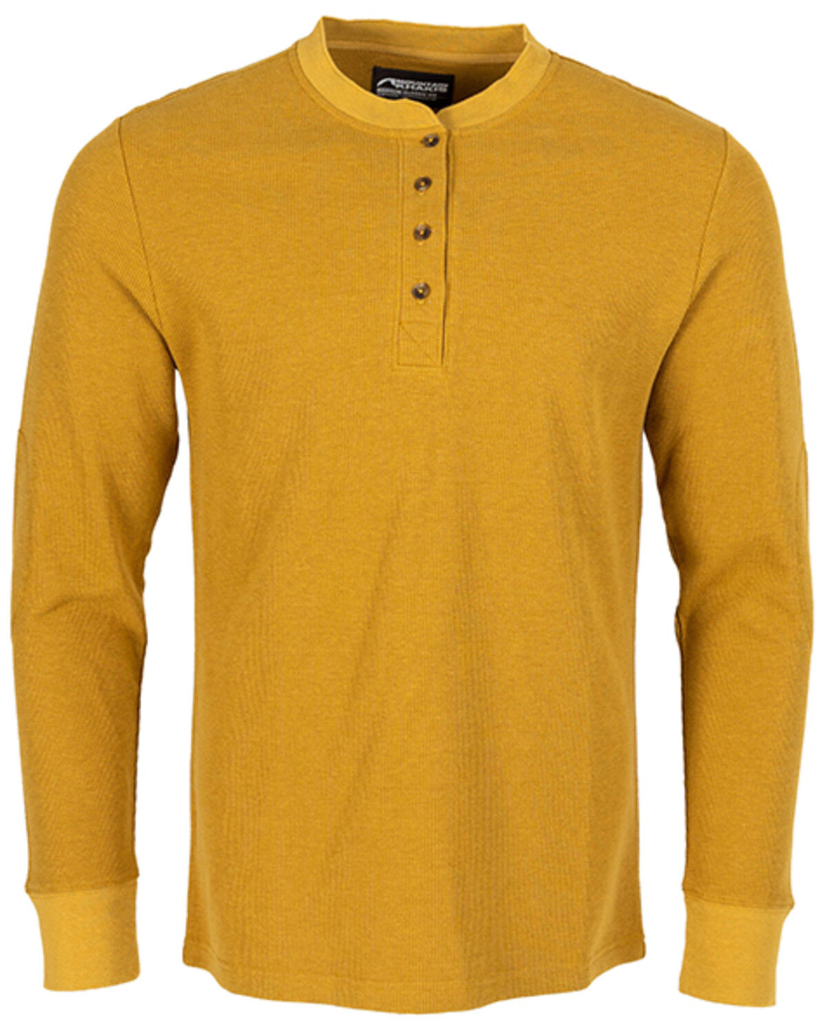 Image #1 - Mountain Khakis Men's Axe Thermal Henley, Orange, hi-res