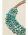 Image #2 - Shyanne Women's Bella Grace Multi Strand Turquoise Stone Bib Necklace, Silver, hi-res