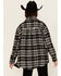 Image #4 - Fornia Women's Plaid Print Shacket, Black, hi-res