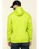 Image #2 - Ariat Men's Lime Heather Rebar Graphic Hooded Work Sweatshirt, Green, hi-res