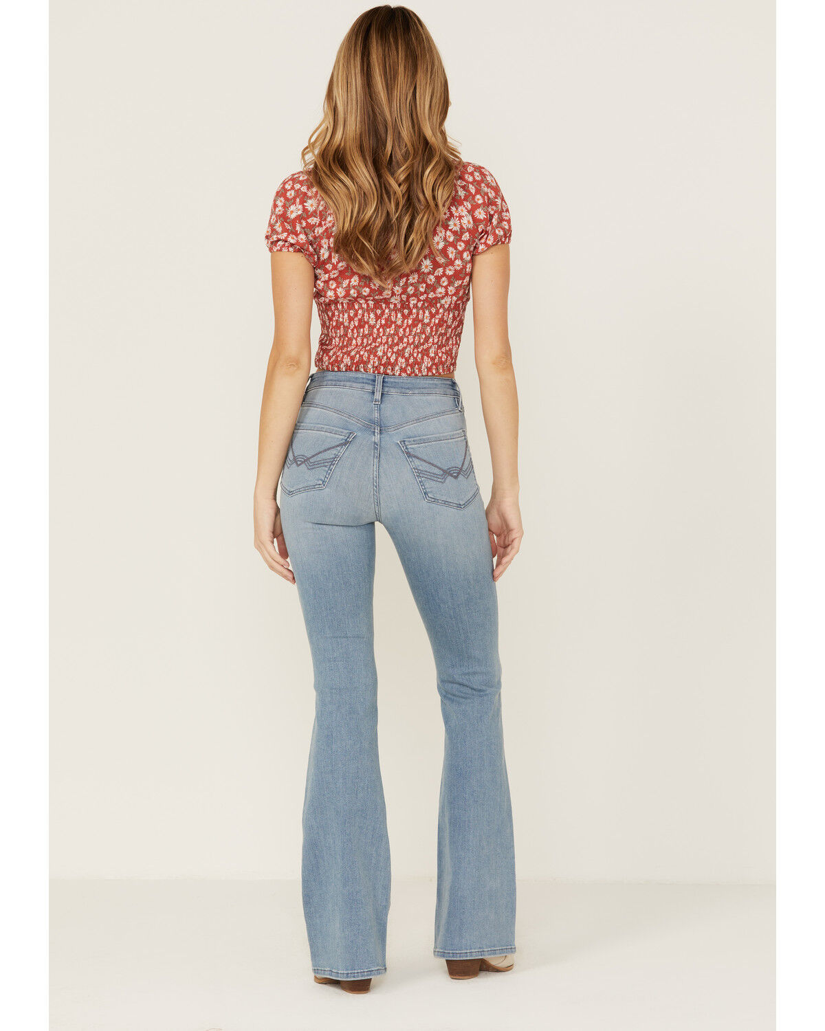 Image #3 - Idyllwind Women's High Risin' Baytown Wash Signature Back Pocket Bootcut Jeans, , hi-res