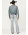 Image #3 - Rock & Roll Denim Men's Boot Barn Exclusive Light Wash Pistol Bootcut Stretch Denim Jeans, Light Wash, hi-res