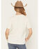 Image #4 - Shyanne Women's Pretty Gritty Embroidered Short Sleeve Graphic Tee, Cream, hi-res