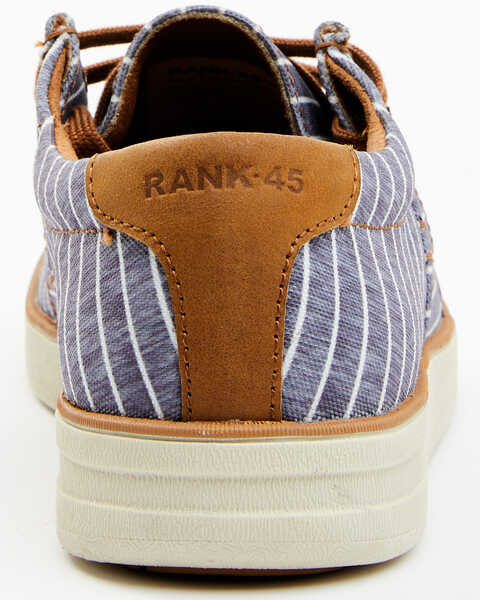 Image #5 - RANK 45® Men's Griffin 5 Striped Casual Shoe - Moc Toe, Grey, hi-res
