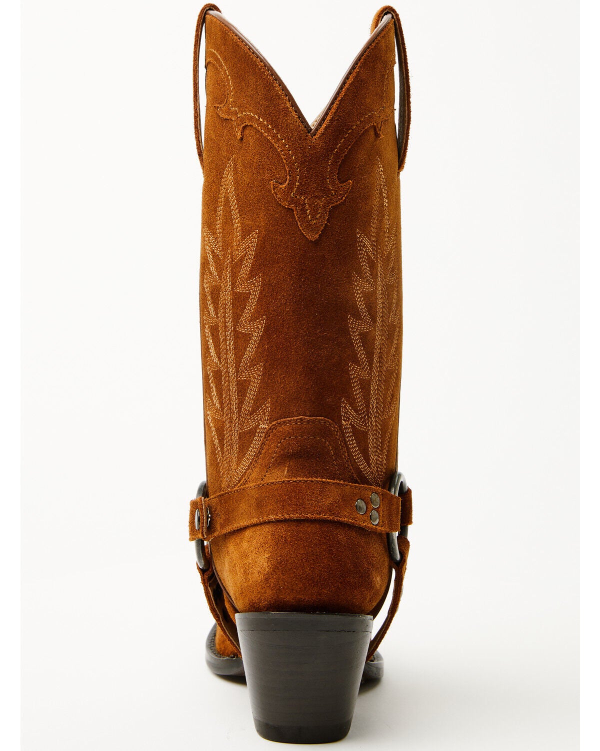 Image #5 - Idyllwind Women's Midnight Rider Suede Western Boots - Snip Toe, Cognac, hi-res