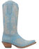 Image #2 - Dingo Women's Flirty N' Fun Western Boots - Snip Toe, Light Blue, hi-res