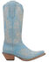 Image #2 - Dingo Women's Flirty N' Fun Western Boots - Pointed Toe , Light Blue, hi-res