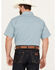 Image #4 - Wrangler Men's Wrinkle Resist Plaid Print Short Sleeve Pearl Snap Western Shirt, Green, hi-res