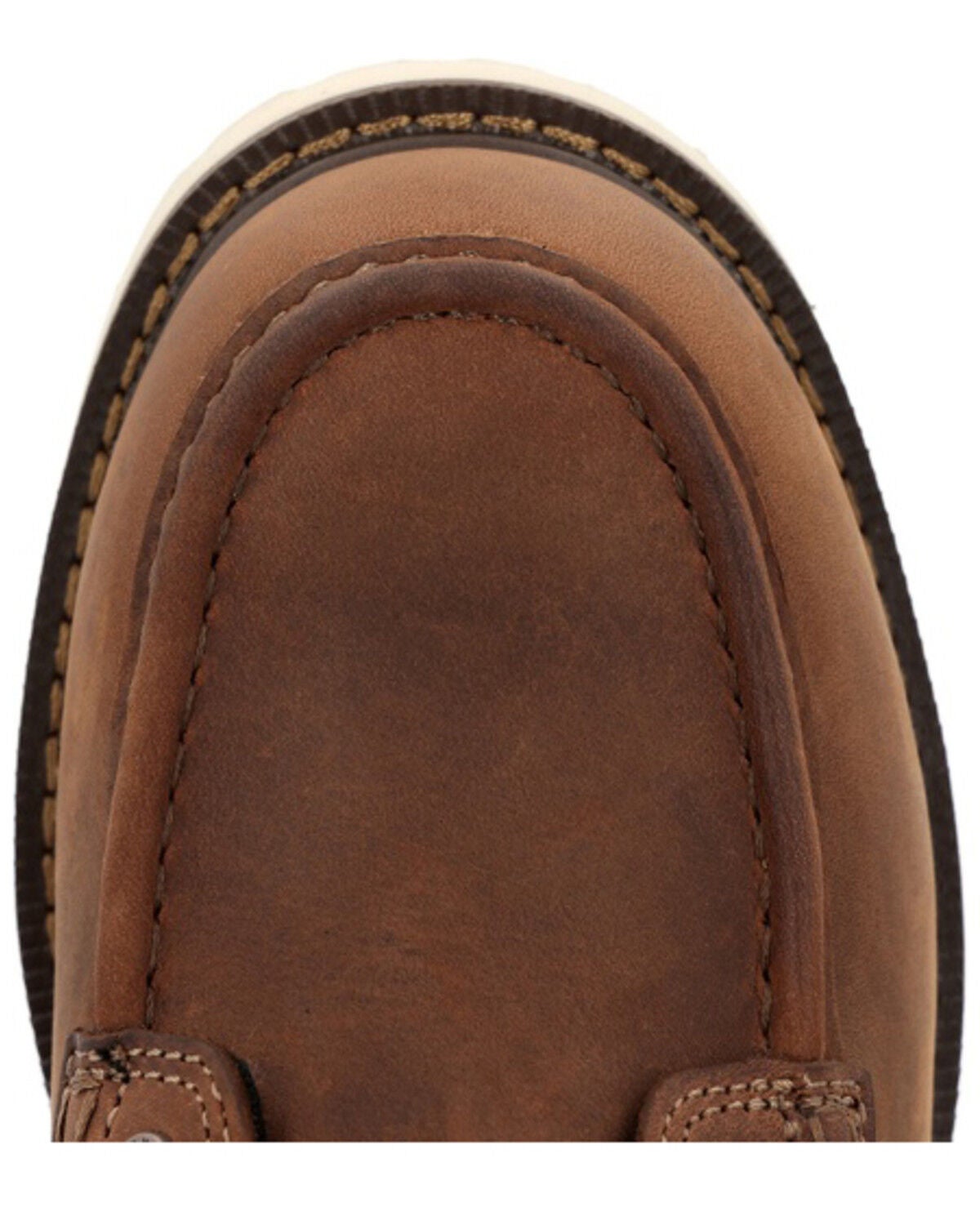 Image #6 - Rocky Men's Grindstone XTR Waterproof Moc Work Boots - Composite Toe, Brown, hi-res