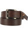 Image #1 - Justin Men's Bomber Belt, Brown, hi-res
